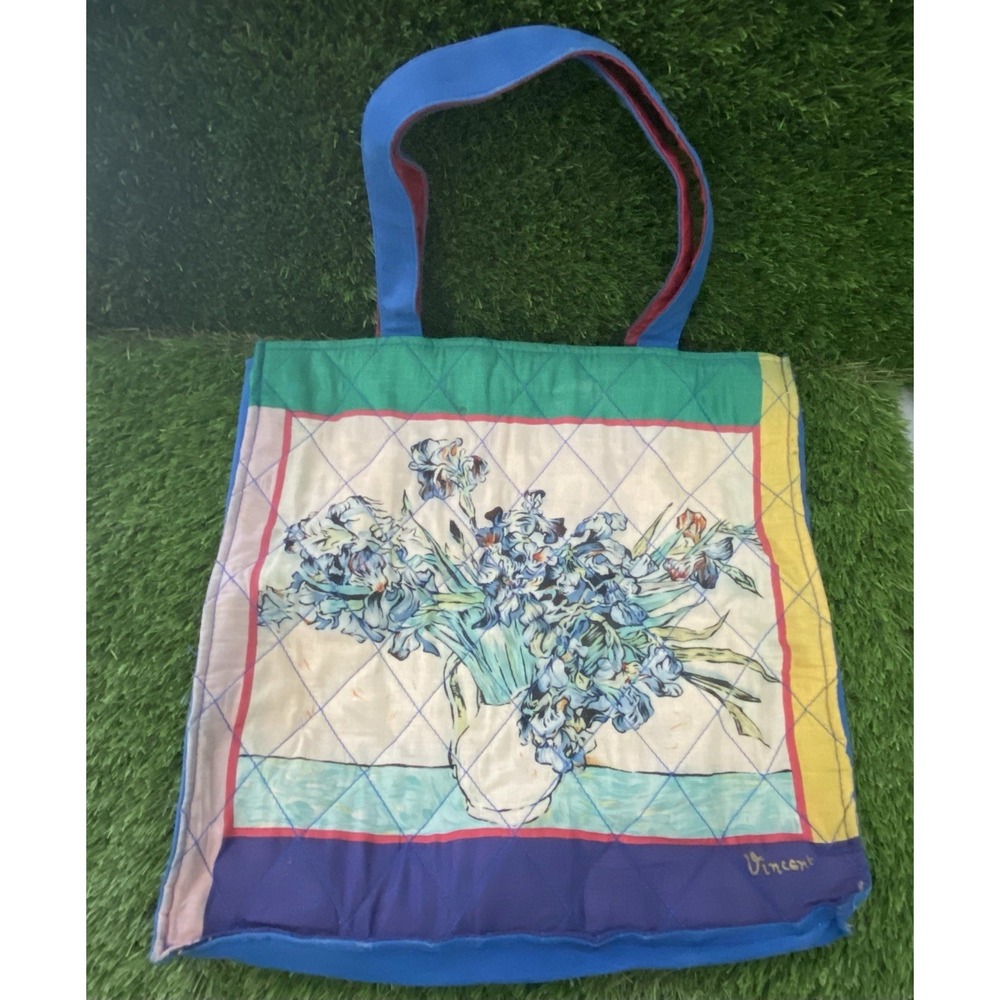 Vintage Vincent Van Gogh Quilted Tote Bag By Grand Masters